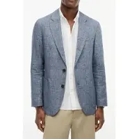 Tommy Hilfiger Dc Small Check Blazer Navy Iris Check Maat: 50 | Blazers Outlet | Heren | Blauw