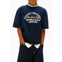 Tommy Hilfiger Boys Nyc Tee Dark Night Navy Size: 10 | T-shirts Outlet | kids | Blauw