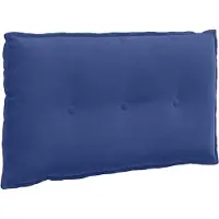 vidaXL Rugkussen Politieblauw 80 x 50 cm Corduroy stof