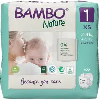 Bambo Nature Newborn Luier 1 2-4kg 22st