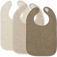 Meyco Baby Uni Slab - 3-pack - Badstof - Natural/Soft Sand/Taupe