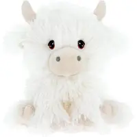 Keel Toys koe - 18 cm - Dieren knuffelbeesten