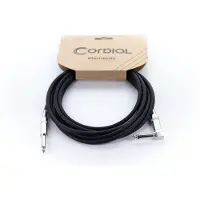 Cordial Elements - Instrumentkabel - Jack 6,3 mm Haaks en Recht - Nikkel Contacten - 3 m