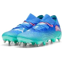 Puma Future 7 Ultimate IJzeren-Nop Voetbalschoenen (SG) Blauw Turquoise Wit