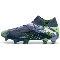 Puma Future 7 Ultimate Gras / Kunstgras Voetbalschoenen (MG) Dames Grijs Paars Groen Wit