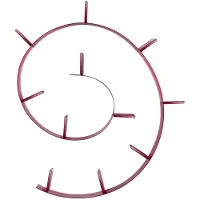 Kartell Bookworm Boekenplank 5.2 m | Wine Red