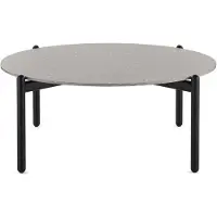 Kartell Undique Tafel H 37 cm | Terrazzo Light Grey|Black
