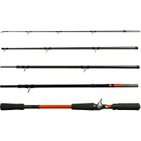 Shimano STC AX Casting, 2,4m, 7,87ft, 30-100g, 5 delen, Reishengel voor baitcasting, snelle actie, STCAXC24XH