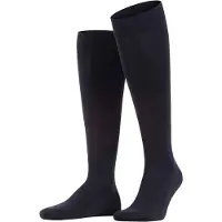Falke Family katoenen kniekousen heren blauw - Maat 39-42