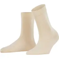 Falke Cotton Touch eenkleurig katoen sokken dames beige - maat 35-38