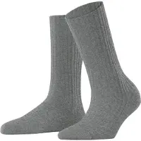 Falke KGaA Sokken Women Cosy Wool Boot Light Grey Melange-Schoenmaat 35 - 38