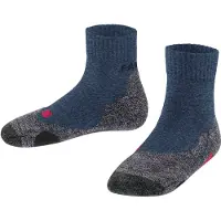 Falke TK2 Short anti-blaar dik wol functioneel materiaal wandelsokken kinderen blauw - maat 35-38
