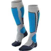 Falke SK2 Intermediate Wool Ski Lange Sokken Heren (Maat - 39-41, Kleur - Light Grey)