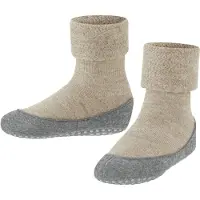Falke - Kid's Cosyshoe Basic - Pantoffels 23-24, beige/grijs