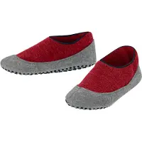 Falke Cosyshoe Noppen op de zool wol huissokken kinderen roze - maat 33-34