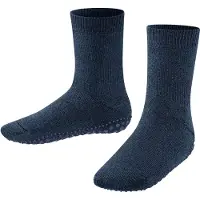 Falke huissokken Catspads dark denim Blauw Meisjes Katoen Effen - maat 39-42