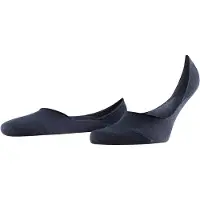 Falke Step Medium Cut onzichtbar eenkleurig katoen footies heren blauw - maat 43-44