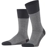 Falke Airport Herringstripe Sok Zwart