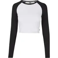 Urban Classics Shirt zwart / wit