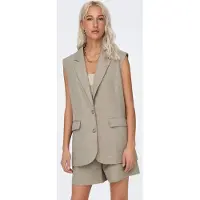 ONLY Gilet 'LINDA' greige