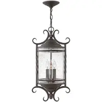 Elstead Lighting LED Buiten Hanglamp Casa | 3X E14 Max 40W | IP44 | Dimbaar | Olde Black