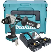 Makita DDF 492 RFJ accuboormachine 18 V 141 Nm borstelloos + 1x accu 3,0 Ah + oplader + Makpac