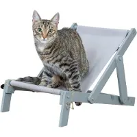 Trixie - Strandstoel - Hout - Grijs - 51X33X37 cm