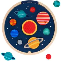 Sonstige Verlage Fittable Solar System Blauw Kinderen