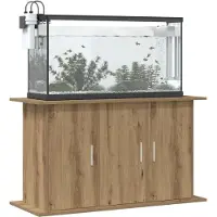 Super Merchant Aquariumstandaard Artisan Eikenhout 101x41x58 cm Bewerkt Hout