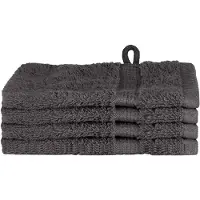 vidaXL - Gastendoek - SOLUND - 4 - st - Antraciet - 15 - x - 21 - cm - 550 - gsm
