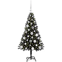 vidaXL Kerstboom Zwart 120 cm PVC