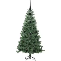vidaXL Kerstboom Groen 120 cm PVC
