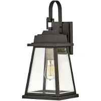 HINKLEY LED Wand Buitenlamp Bainbridge | 1X E27 Max 60W | IP44 | Dimbaar | Oil Rubbed Bronze
