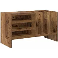 vidaXL Platenkast Oudhout 78,5 x 35 x 45 cm Bewerkt hout