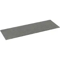 vidaXL Wand Hoofdbord 12 st 90 x 30 cm Lichtgrijs Stof