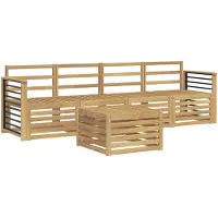 vidaXL Buiten bank set 5 st