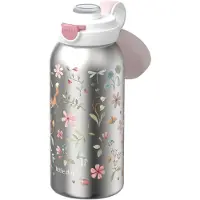 Mepal RVS drinkfles met flipdop Campus - 600 ml - Waterfles RVS - Lekdicht - Hygiënische deksel - Fairy Wonders