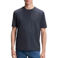 BOSS Relaxed-fit T-shirt met gelaagde logoprint