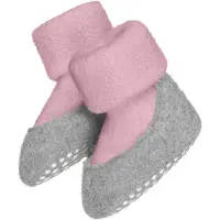 Falke Baby Cosyshoe antislip noppen merinowol huissokken pantoffels meisjes jongens roze - Maat 17-18