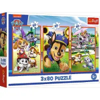 Trefl 34886, 80 stukjes, Puzzel met tekenfilms, geschikt voor kinderen vanaf 5 jaar