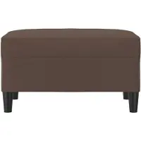vidaXL Voetenbank 70x55x41 cm kunstleer bruin