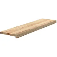 vidaXL Traptreden 2 st 110x30x2 cm onbehandeld massief eikenhout