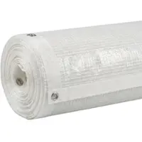 KLASEBO Steigergaas, steigerdoek, gaasdoek steiger, 2,70 x 10 m, 200 g/m², wit/translucent