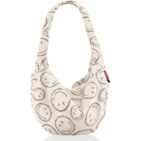 Reisenthel schoudertas Moonbag Smile Teddy Chocolate crème