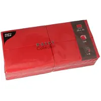 Papstar 150 Servetten DAILY Collection 1/8 vouw 32 cm x 32 cm rood