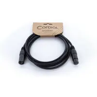 Cordial EM 10 FM XLR Verbindingskabel [1x XLR-bus 3-polig - 1x XLR-stekker 3-polig] Zwart