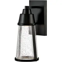 HINKLEY LED Wand Buitenlamp Miles | 8W 3000K 560Lm 830 | IP44 | Dimbaar | Black