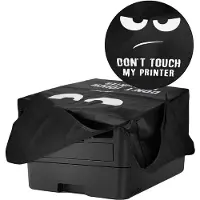 Kwmobile Beschermhoes voor printer, geschikt voor Brother DCP-L2530DW / L2550DN / MFC-L2710DN - Flexibele hoes, dunne stofbescherming, hoes met de tekst "Raak me niet aan"