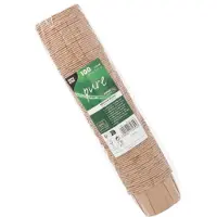 Papstar 20x 100 Dressingschaaltjes papier pure 110 ml Ø 7 cm · 42 cm bruin