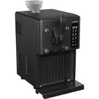 Klarstein Sweet Sundae ijsmachine – 3-in-1 apparaat voor ijs, milkshakes en smoothies, softijsdispenser, reservoir van 1,5 l, touchscreen, keep cool-modus, eenvoudig te reinigen, zwart